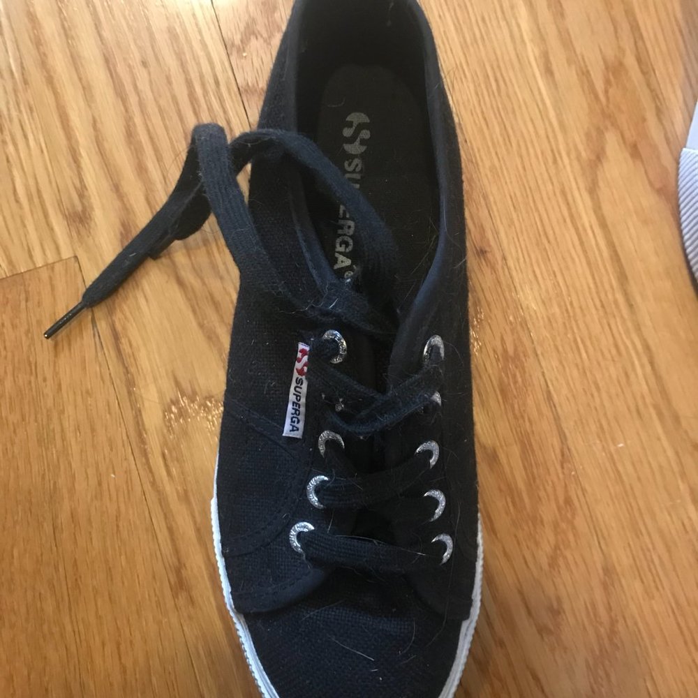 Black Platform Superga - image 4